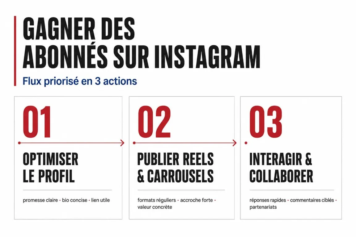 Como ganar seguidores en IG: pasos priorizados para optimizar el perfil, publicar Reels y aumentar la interacción